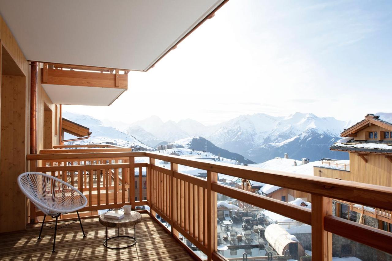 Grandes Rousses Hotel & Spa Alpe d'Huez Luaran gambar Balcony in Les Saisies