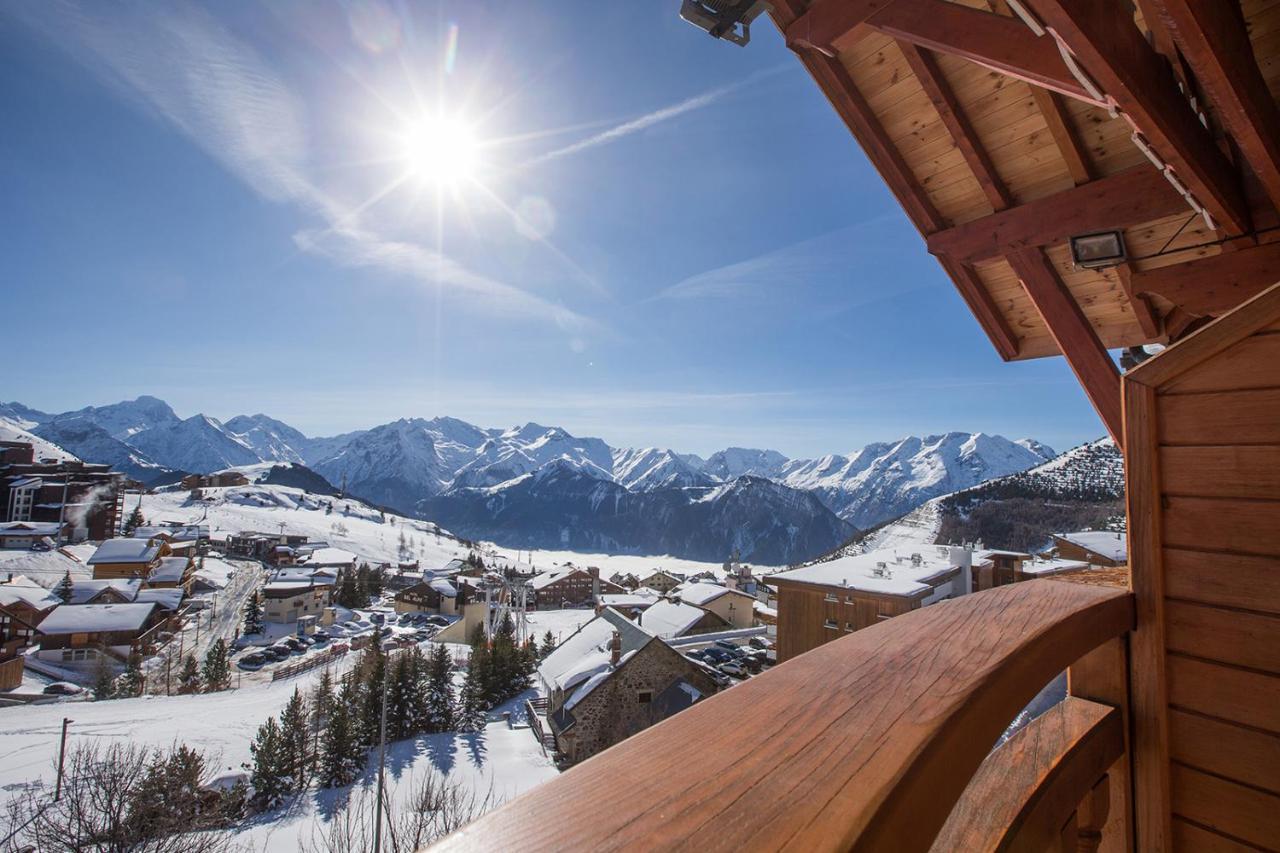 Grandes Rousses Hotel & Spa Alpe d'Huez Luaran gambar View of the resort