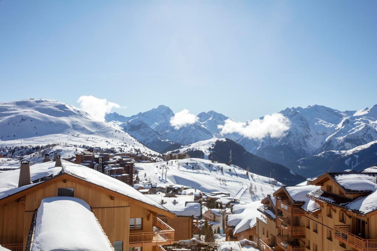 Grandes Rousses Hotel & Spa Alpe d'Huez Luaran gambar A general view of the ski resort
