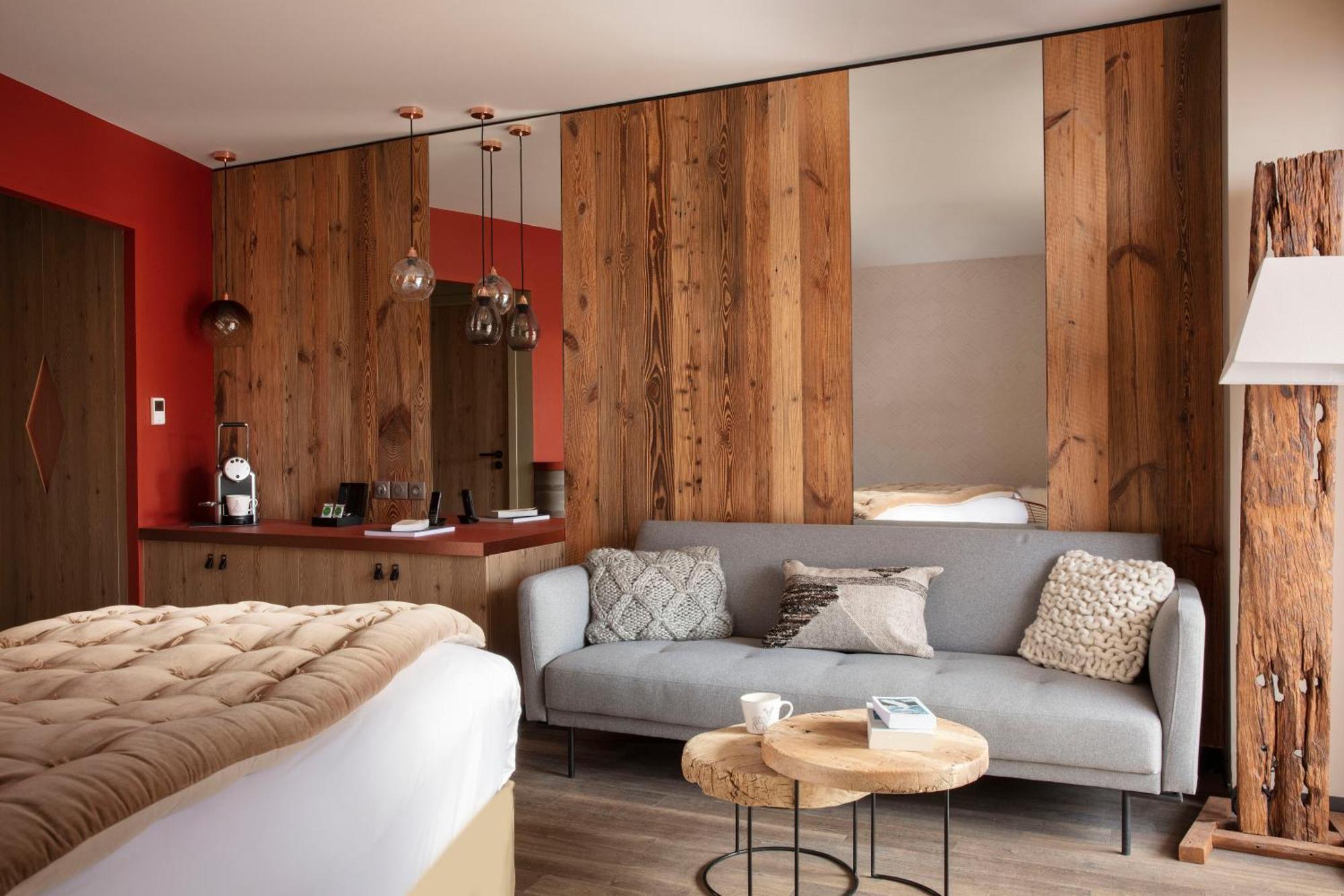 Grandes Rousses Hotel & Spa Alpe d'Huez Luaran gambar A room at the Hotel de la Poste